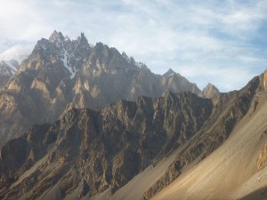 The mountains seemed close enough to touch 