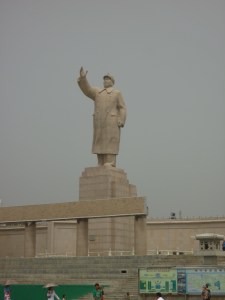 The statue of Mao
