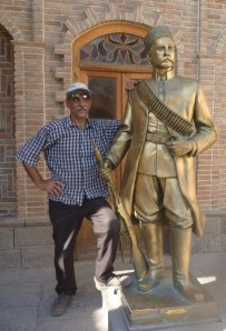 Sam withSattar Khan, local Tabriz hero 